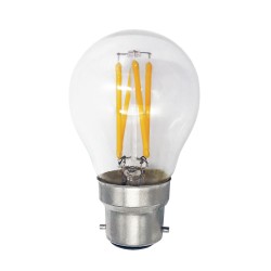 Filament Edison LED Light Bulb B22 4W G45 Warm White 1 Pack/10 Pack