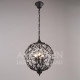 Camilla Sphere Crystal and Iron Chandeliers Replica