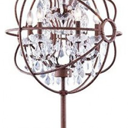 Foucault's Orb Crystal Table Lamp