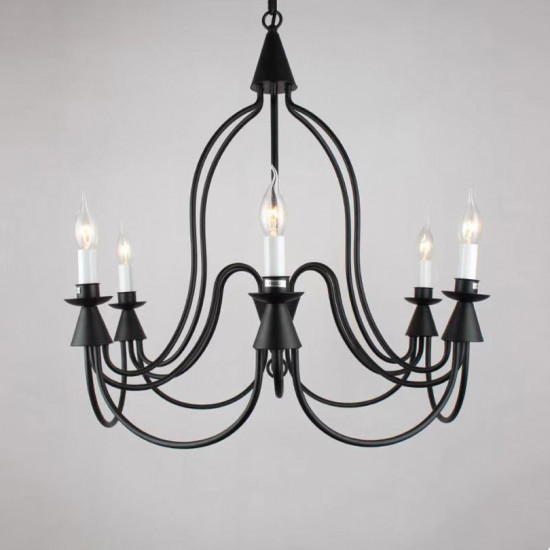 Armonk 6 - Arms Chandelier 