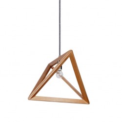 Triangle Lampframe Wood Pendant Light Replica