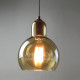 Mega Bulb Pendant Light-Amber Replica 