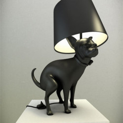Puppy Table Lamp Replica