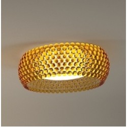 Caboche Ceiling Light - Amber Replica