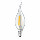 Filament Edison LED Bulb Globe E14 4W C35 Flame Warm White