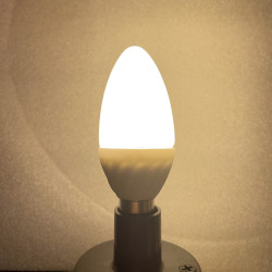 Filament Edison LED Bulb Globe E14 4W C38 Frosted Warm White