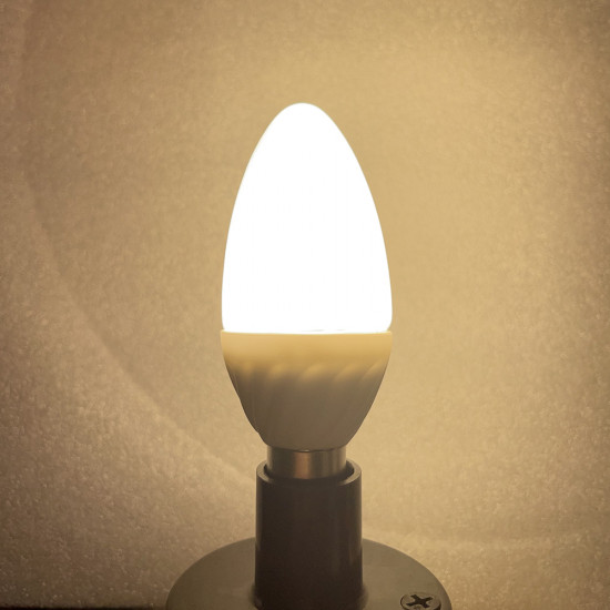 Filament Edison LED Bulb Globe E14 4W C38 Frosted Warm White