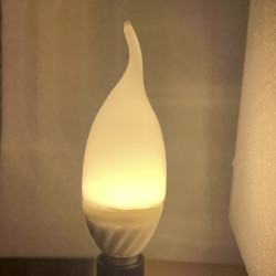 Filament Edison LED Bulb Globe E14 4W C38F Flame Warm White
