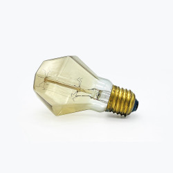 Filament Edison Bulb Globe E27 40W Diamond 