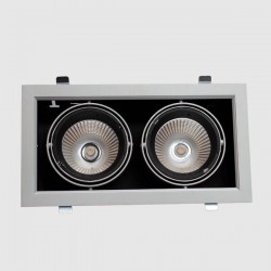 30W Recessed LED AR111  Downlight Fitting White