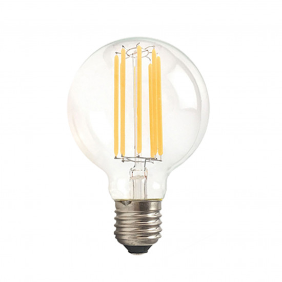 Filament LED Edison Bulb Globe E27 6W G80