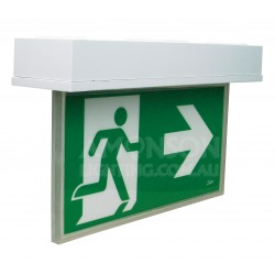 Surface Mounted Slimline LED Edgelight Exit Signs Light
