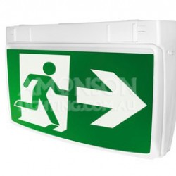 Wall Mounted Slimline LED Edgelight Exit Signs Light