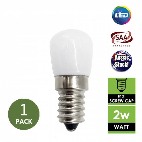 Filament Edison LED Bulb Globe E12 2W Warm White