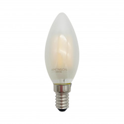 Filament Edison LED Bulb Frosted Globe E14 4W C35 Warm White - 10 Pack