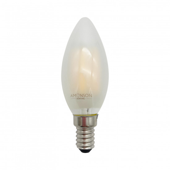 Filament Edison LED Bulb Frosted Globe E14 4W C35 Warm White