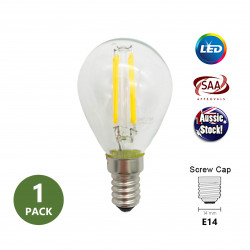 Filament Edison LED Bulb Globe E14 4W G45 4LF