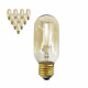 Filament Edison Bulb Globe E27 40W Shape C - 10 Pack