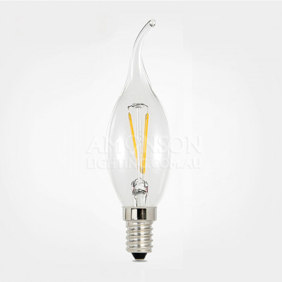 Filament Edison LED Bulb Globe E14 2W C35 2F
