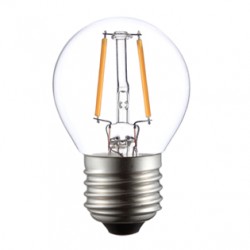 Filament Edison LED Bulb Globe E27 3W G45 2F - 10 Pack