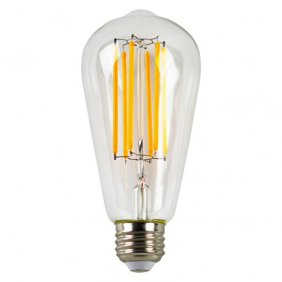 Filament LED Edison Bulb Globe E27 6W ST64 Shape A-6LF