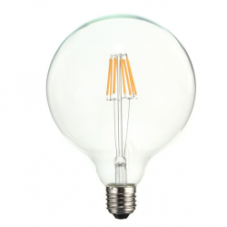 Filament LED Edison Bulb Globe E27 6W G125-6S