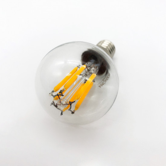 Filament Edison LED Bulb Globe E14 3W G40 6LF - 10 Pack