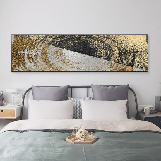 Between States Printed Wall Art Gold Framed